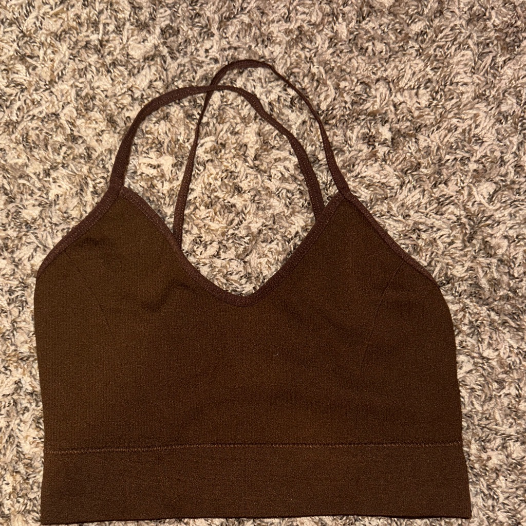 Brown Women's Halter Bralette